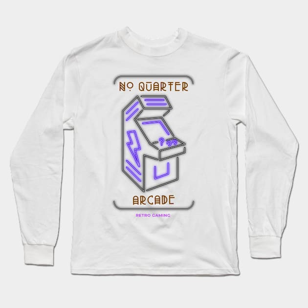 retro arcade Long Sleeve T-Shirt by GttP